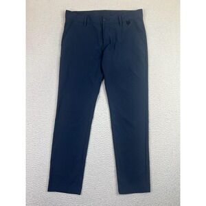 Peak Performance Keen P Pants Mens 32x34 (Fits 34x29) Blue Microfiber Chino